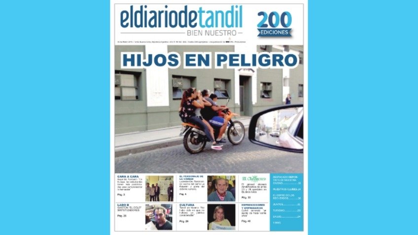 "Hijos en peligro", la tapa de nuestra Edición Papel